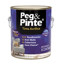 Tinta acrilica economica 3,6l palha sertão peg&pinte