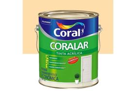 Tinta Acrílica Econômica Coralar Fosco Interno Marfim 3,6 Litros