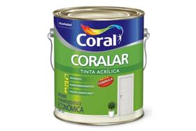 Tinta Acrílica Econômica Coralar Fosco Interno Pêssego 3,6 Litros