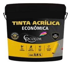Tinta Acrílica Econômica Crcolor 3,6l Antimofo Rosa 3.6kgs
