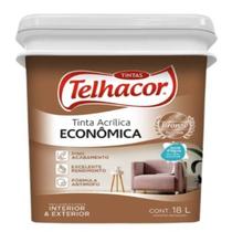 Tinta Acrílica Econômica Fosca Lavável Antimofo 18l
