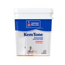 Tinta Acrílica Econômica KemTone 15L Cor Branco Fosco - Sherwin Williams