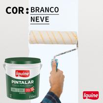 Tinta Acrílica + Econômica Pintalar Branco Neve Fosco 3,6 litros - Iquine