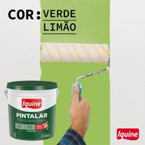 Tinta Acrílica + Econômica Pintalar Branco Neve Fosco 3,6 litros - Iquine