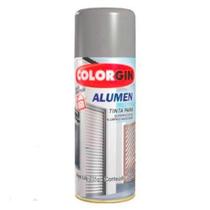 Tinta Acrílica em Spray Alumen Alumínio Fosco 770 350ML Cinza Colorgin