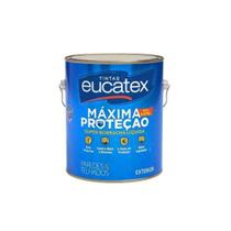 Tinta Acrílica Emborrachada Máxima Proteção Fosco Base C - Galão 3,2 Litros - Eucatex Tinta Acrílica Emborrachada Máxima Proteção Fosco Base C - Galão 3,2 Litros - Eucatex