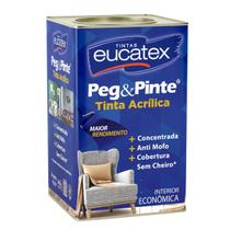 Tinta Acrílica Eucatex Peg & Pinte 18 Litros - Cores