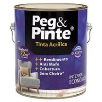 Tinta Acrílica Eucatex Peg Pinte Cor Elephant Fosco Anti Mofo Parede Alta Qualidade Econômica 3,6L Tinta Acrílica Eucatex Peg Pinte Cor Elephant Fosco Anti Mofo Parede Alta Qualidade Econômica 3,6L