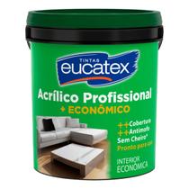 Tinta Acrílica Eucatex Profissional Interna 15L Branco