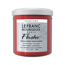 Tinta Acrílica Flashe Lefranc & Bourgeois 125ml S1 388 Ruby Red