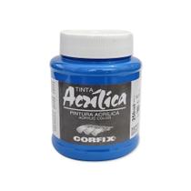 Tinta Acrílica Fluorescente para Tela 250ml 1023 Azul Corfix