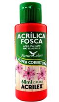 Tinta Acrilica Fosca 507 60ML Vermelho Fogo Acrile