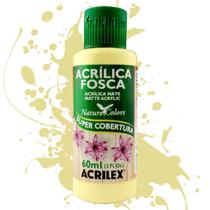 Tinta Acrílica Fosca 60ml 808 - Amarelo Bebê Tinta Acrílica Fosca 60ml 808 - Amarelo Bebê