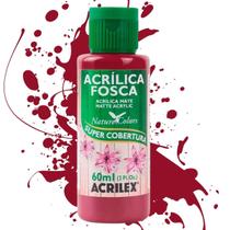 Tinta Acrílica Fosca 60ml 826 - Cereja Tinta Acrílica Fosca 60ml 826 - Cereja