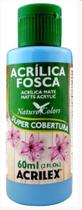 Tinta Acrílica Fosca 60ml Azul Celeste Acrilex Tinta Acrílica Fosca 60ml Azul Celeste Acrilex