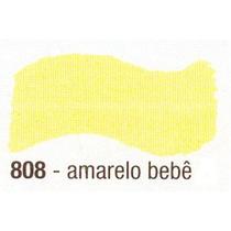 Tinta Acrílica Fosca Acrilex 37ml Amarelo Bebe 808