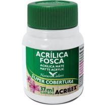 Tinta Acrílica Fosca Acrilex Branco 37ML Tinta Acrílica Fosca Acrilex Branco 37ML