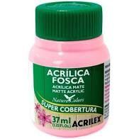 Tinta acrílica fosca Acrilex rosa 537 37ml