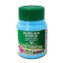 Tinta acrílica fosca Acrilex turquesa 577 37ml