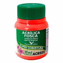 Tinta Acrílica Fosca Acrilex Vermelho Fogo 37ML