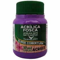 Tinta Acrílica Fosca Acrilex Violeta 37ML Tinta Acrílica Fosca Acrilex Violeta 37ML