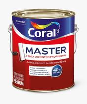 Tinta Acrílica Fosca Aveludado Master Premium Interno e Externo Branco 3,6L Coral