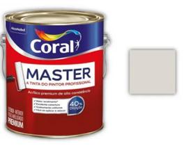 Tinta Acrílica Fosca Aveludado Master Premium Interno e Externo Gelo 3,6L Coral