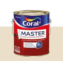 Tinta Acrílica Fosca Aveludado Master Premium Interno e Externo Palha 3,6L Coral