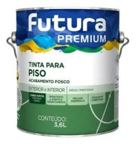 Tinta Acrílica Fosca Base Agua Piso Futura Premium 3,6 Cores