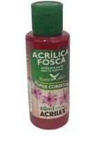 Tinta Acrílica Fosca Cereja - 826 - Acrilex - 60Ml