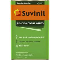 Tinta Acrílica Fosca Cobre Mais 18 Litros Palha - 50308448 - SUVINIL