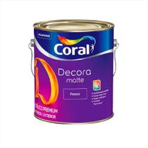 Tinta Acrílica Fosca Decora Matte Interior/Exterior Branco 3,6Lts - Coral