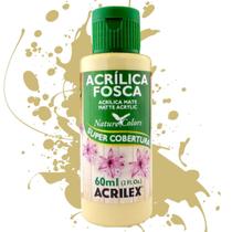 Tinta Acrílica Fosca Nature Colors 60ml - Acrilex 904-ocre Tinta Acrílica Fosca Nature Colors 60ml - Acrilex 904-ocre