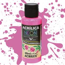 Tinta Acrílica Fosca Neon 60ml Acrilex - 03960