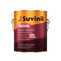 Tinta Acrilica Fosca Premium 3,6 Litros - Suvinil Toque Fosco - V0262