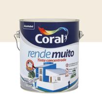 Tinta Acrílica Fosca Rende Muito Branco 3,6l - Coral Tinta Acrílica Fosca Rende Muito Branco 3,6l - Coral