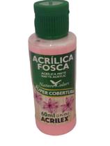 Tinta Acrílica Fosca Rosa - 537 - Acrilex - 60Ml