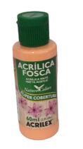 Tinta Acrílica Fosca Salmão - 518 - Acrilex - 60Ml