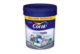 Tinta Acrílica Fosca Standard Rende Muito Branco 20 Litros - Coral