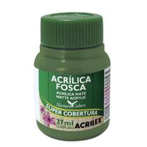 Tinta acrílica fosca verde musgo acrilex