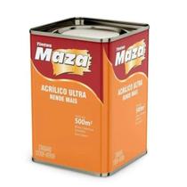 Tinta Acrílica Fosco Branca 18L Ultra Standard Rende Mais - Maza Tinta Acrílica Fosco Branca 18L Ultra Standard Rende Mais - Maza