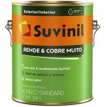 Tinta Acrílica Fosco Completo 3,6L Cromio - Suvinil - 50830694 - Unitário