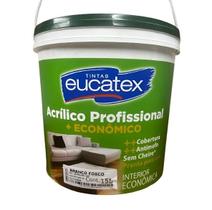 Tinta Acrilica Fosco Economico Branco 15l Eucatex Tinta Acrilica Fosco Economico Branco 15l Eucatex