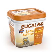 Tinta Acrílica Fosco Eucalar Antimofo Sem Cheiro 3,6L 15 Cores - EUCATEX