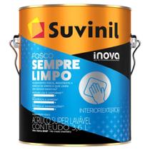 Tinta Acrílica Fosco Sempre Limpo Branco Neve 3,6 Litros - 50842053 - SUVINIL