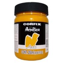 Tinta Acrílica G1 Arts 124 Amarelo Cádmio Escuro 250ml Corfix