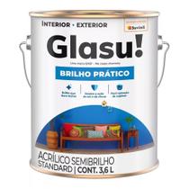 Tinta Acrílica Glasu! Semibrilho Branco Neve 3.6 Litros - Suvinil