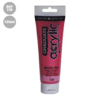 Tinta Acrilica Graduate 120ml Metallic Red 720 Daler Rowney