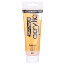 Tinta Acrílica Graduate 120ml Ouro Imit. 701 Daler Rowney Tinta Acrílica Graduate 120ml Ouro Imit. 701 Daler Rowney