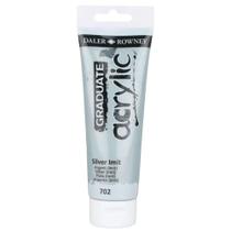 Tinta Acrílica Graduate 120ml Prata Imit. 702 Daler Rowney